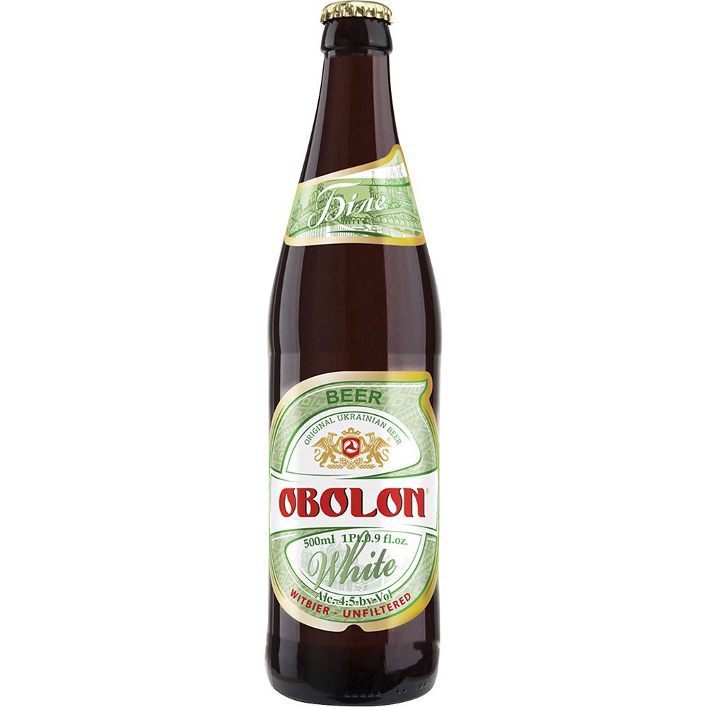 slide 1 of 1, Obolon White, 500 ml