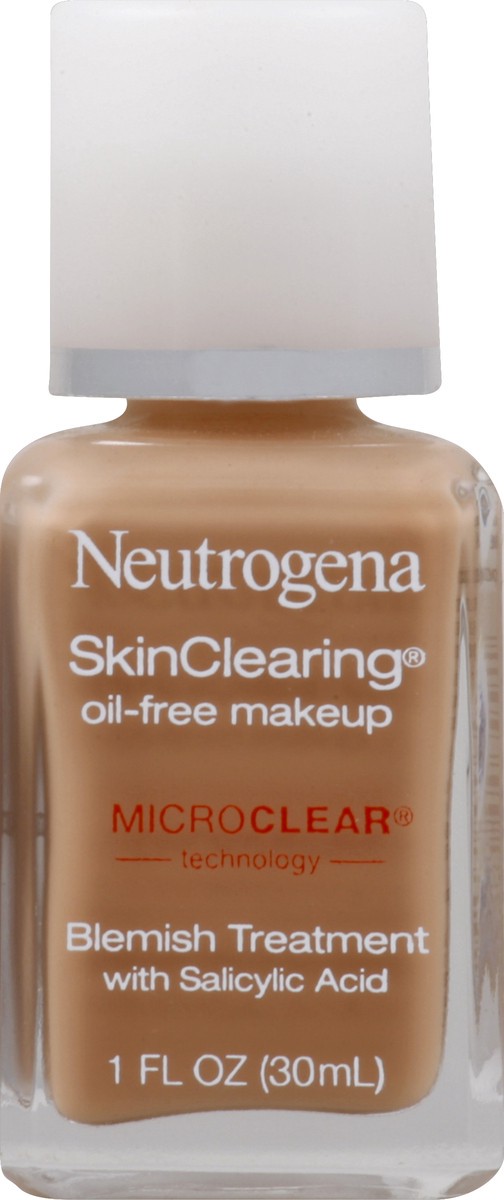 slide 3 of 6, Neutrogena Skin Clearing Liquid Makeup - 70 Fresh Beige, 1 fl oz