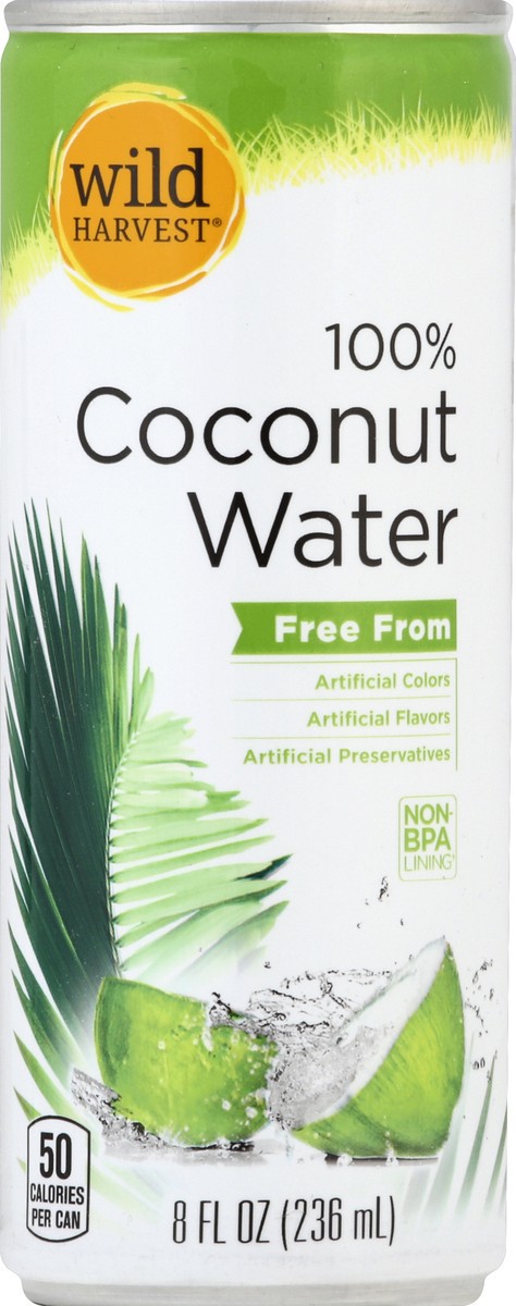 slide 4 of 9, Wild Harvest 100% Coconut Water - 8 fl oz, 8 fl oz