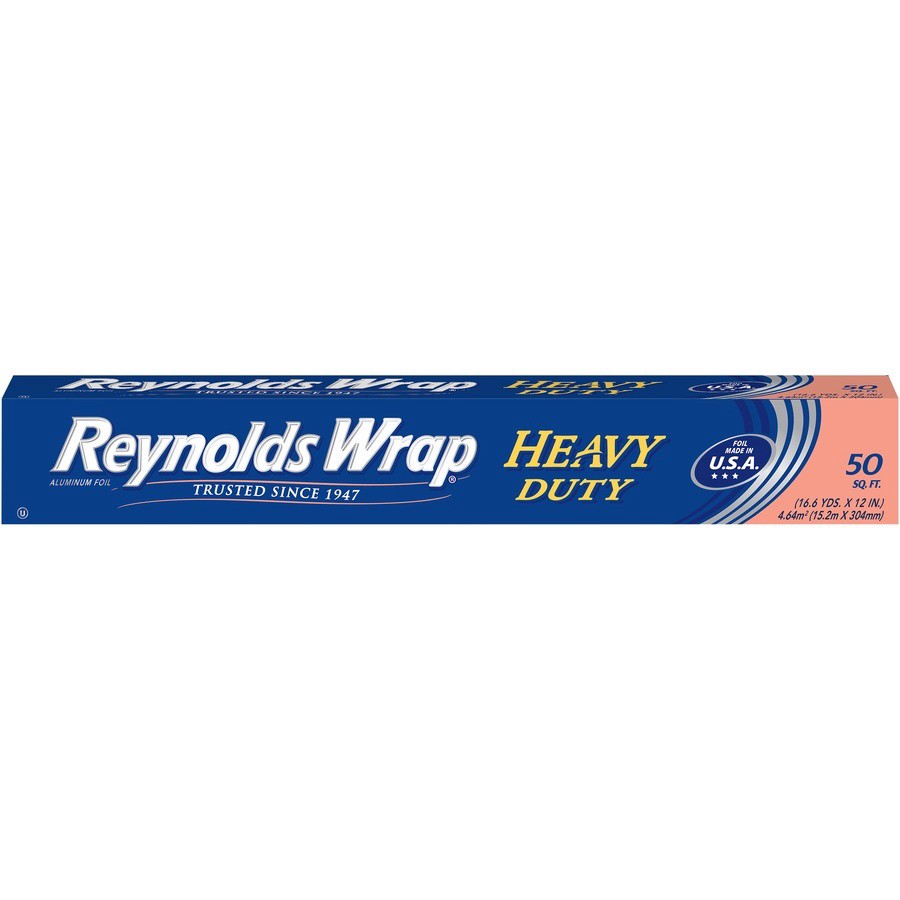slide 1 of 6, Reynolds Wrap Aluminum Foil Heavy Duty, 50 sq ft