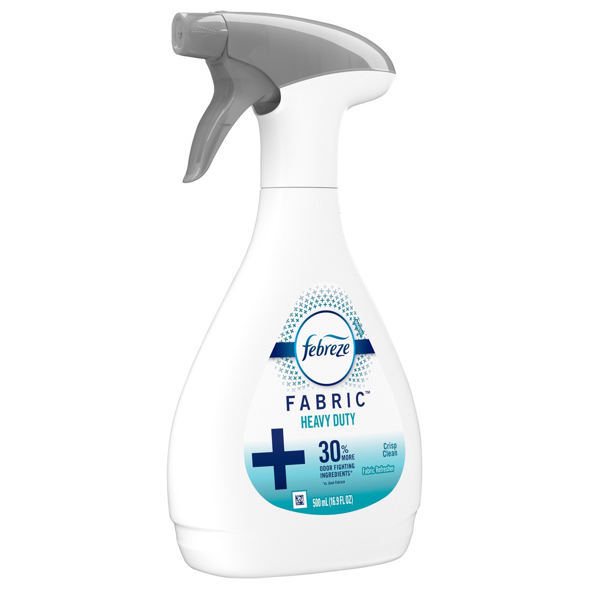 slide 5 of 5, Febreze Fabric Heavy Duty Crisp Clean Fabric Refresher, 16.9 fl oz