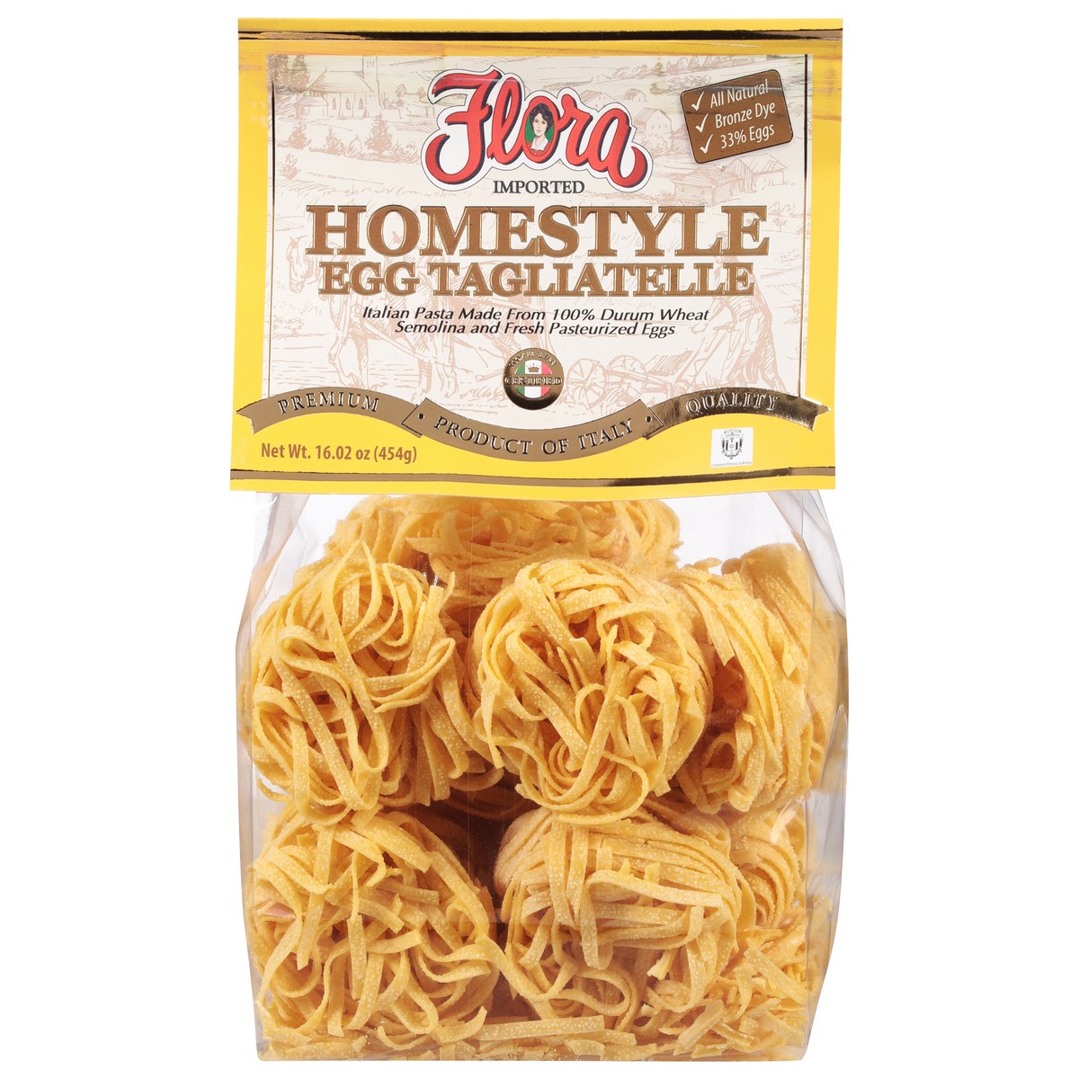 slide 7 of 13, Flora Homestyle Egg Tagliatelle 16.02 oz, 16.02 oz
