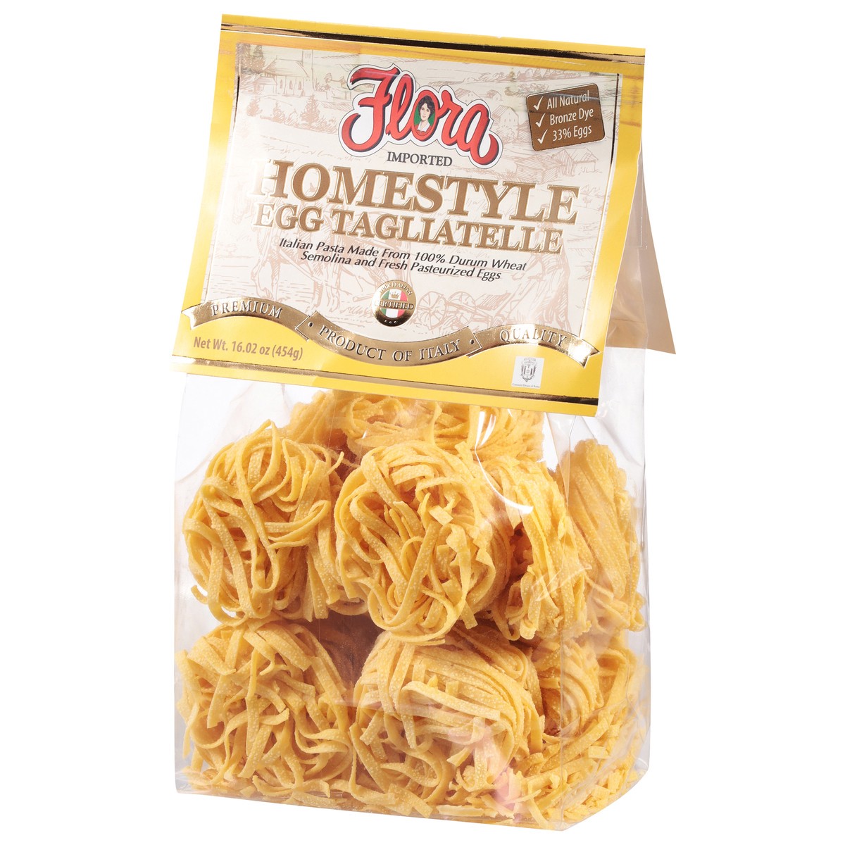 slide 11 of 13, Flora Homestyle Egg Tagliatelle 16.02 oz, 16.02 oz