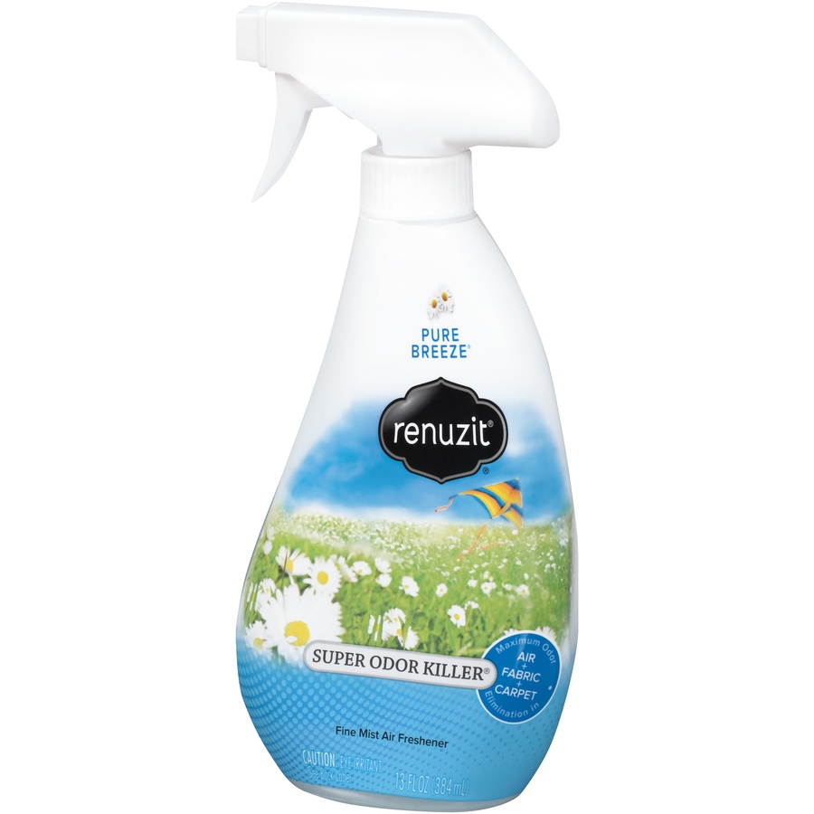 slide 6 of 6, Renuzit Super Odor Killer Pure Breeze Fine Mist Air Freshener, 13 fl oz