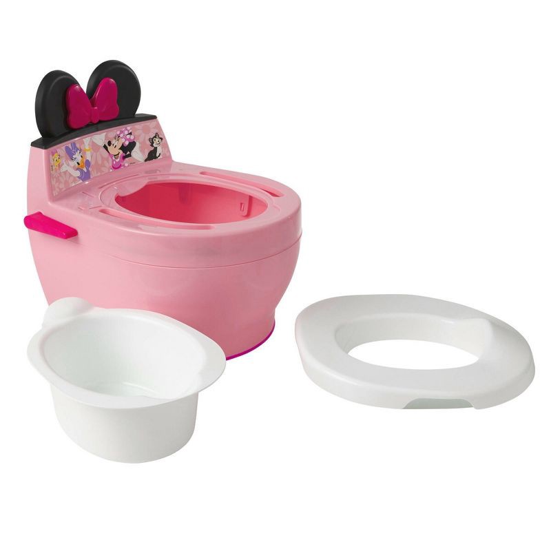 slide 2 of 8, Disney Minnie Mouse Potty Chair and Toddler Toilet Seat, 1 ct