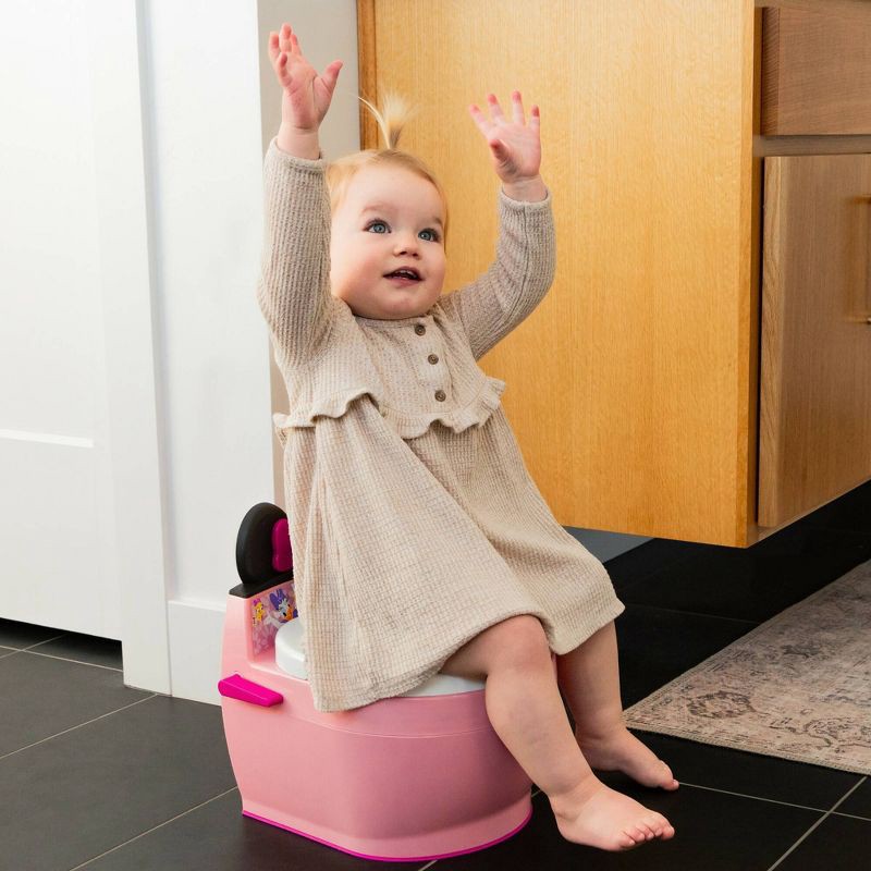 slide 4 of 8, Disney Minnie Mouse Potty Chair and Toddler Toilet Seat, 1 ct