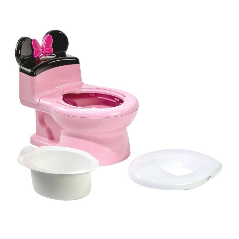 slide 4 of 9, Disney Minnie Mouse Potty Chair and Toddler Toilet Seat, 1 ct