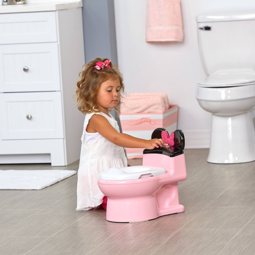 slide 6 of 9, Disney Baby Minnie Mouse Potty and Trainer Seat, 1 ct