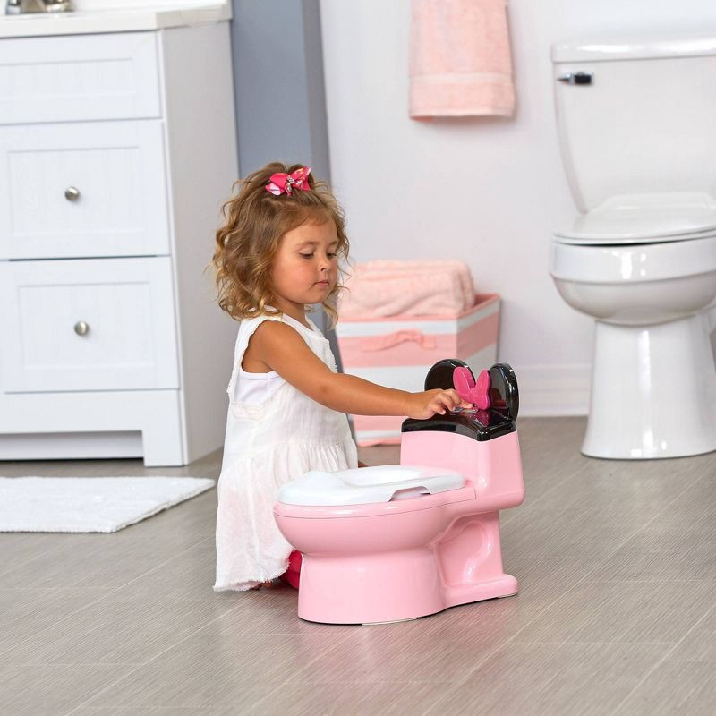 slide 6 of 9, Disney Minnie Mouse Potty Chair and Toddler Toilet Seat, 1 ct