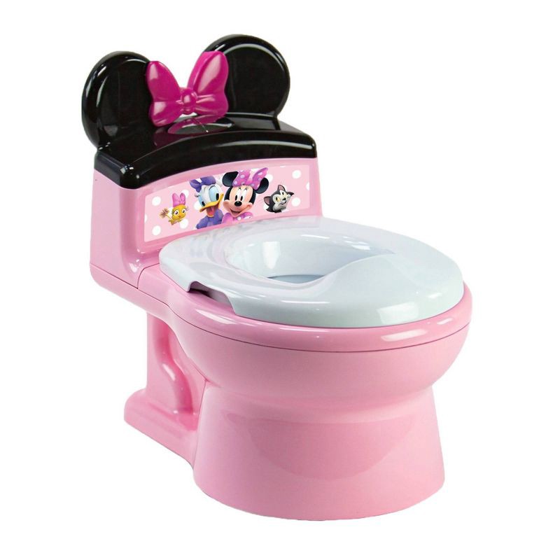 slide 1 of 9, Disney Minnie Mouse Potty Chair and Toddler Toilet Seat, 1 ct