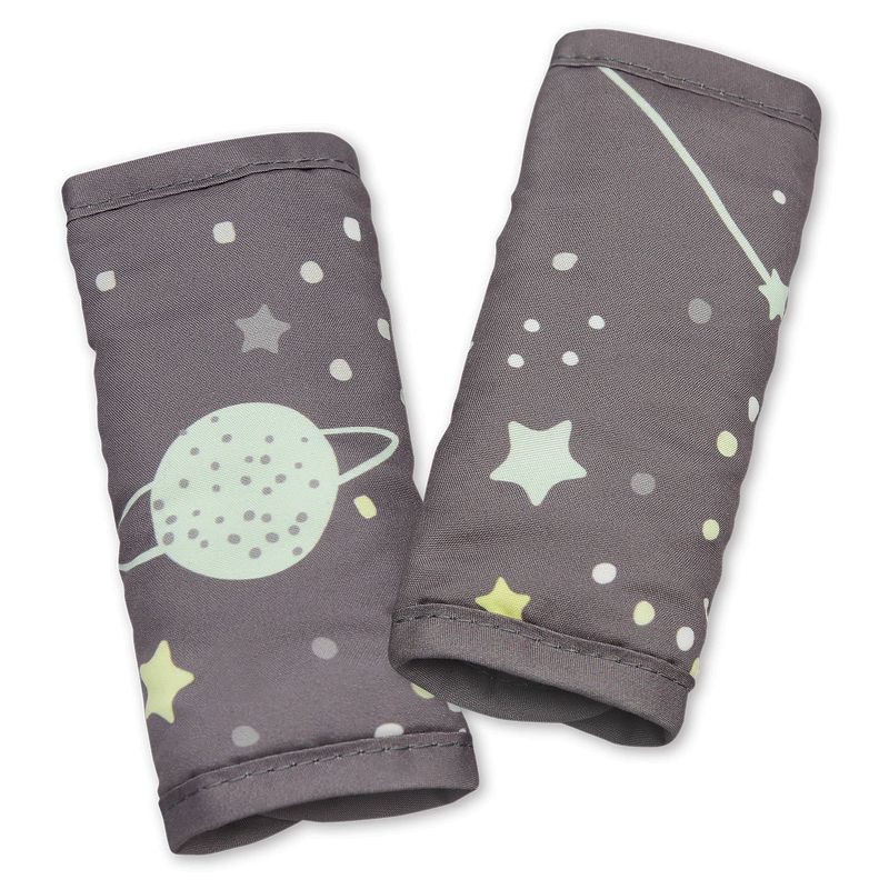 slide 7 of 11, Go by Goldbug Space Duo Head Support And Strap Cover Set For Car Seat, Stroller, Bouncer, 1 ct