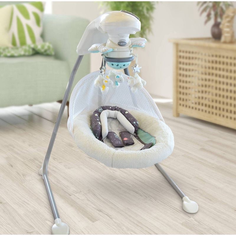 slide 6 of 11, Go by Goldbug Space Duo Head Support And Strap Cover Set For Car Seat, Stroller, Bouncer, 1 ct