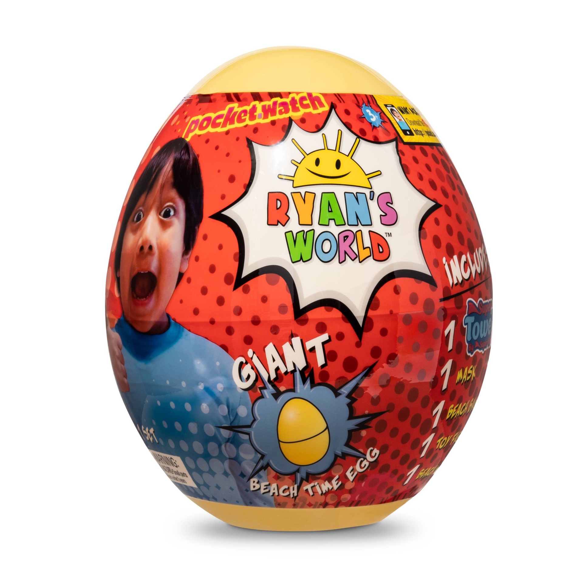 slide 1 of 1, Ryan's World Surprise Beach Egg Pack, 1 ct