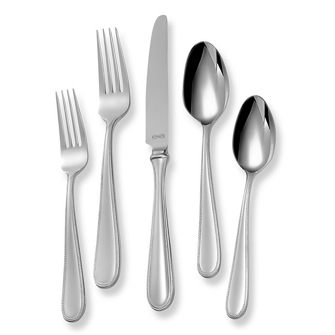 slide 1 of 1, Vera Wang Wedgwood Vera Infinity Flatware Place Setting, 5 ct