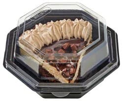 Bakery Fresh Fudge Brownie Ice Cream Cake Slice