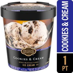 Private Selection® Cookies & Cream Ice Cream Pint