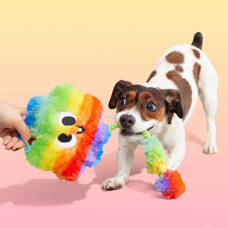 slide 7 of 7, BARK 2.75" Snack Pack Tooty the Toot Dog Rope Plush Toy, 1 ct