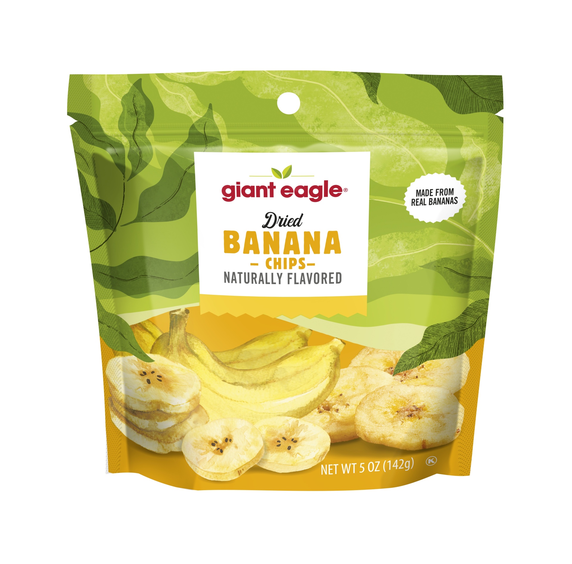 slide 1 of 1, Giant Eagle Banana Chips, Dried, 5 oz