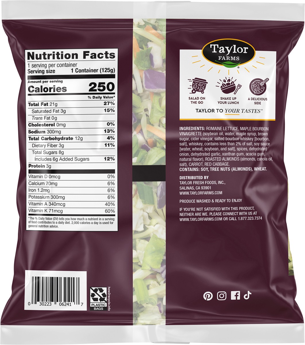 slide 3 of 6, Taylor Farms® Maple Bourbon Mini Chopped Salad Kit, 4.4 oz