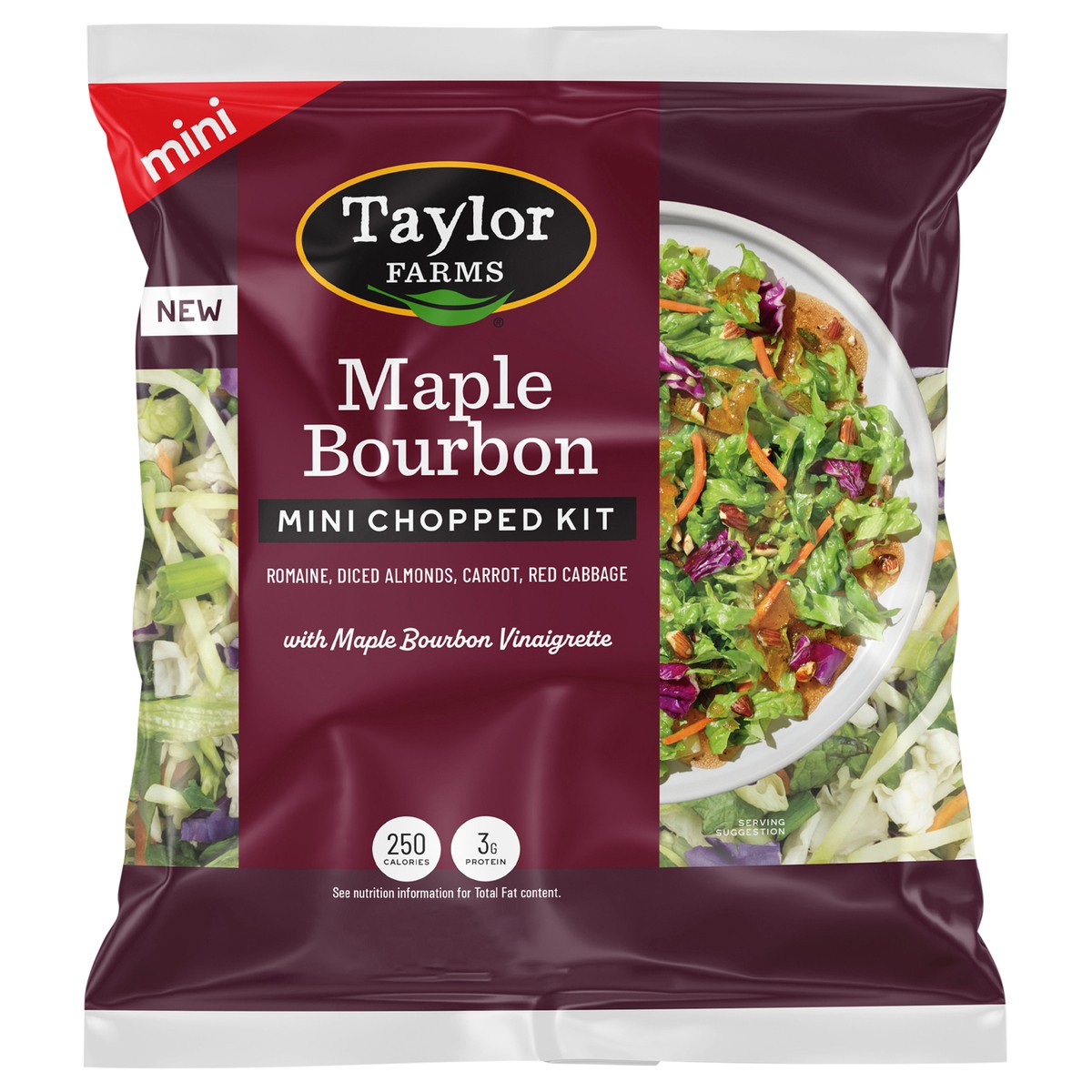 slide 4 of 6, Taylor Farms® Maple Bourbon Mini Chopped Salad Kit, 4.4 oz