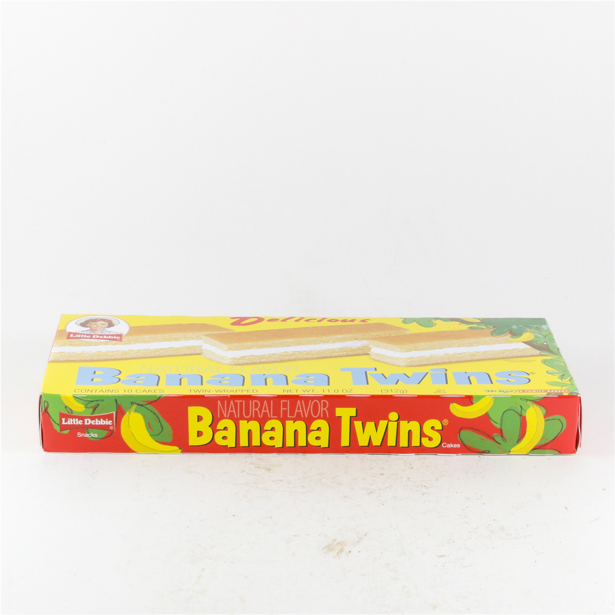 slide 6 of 6, Little Debbie Delicious Natural Flavor Banana Twins 11oz, 11 oz