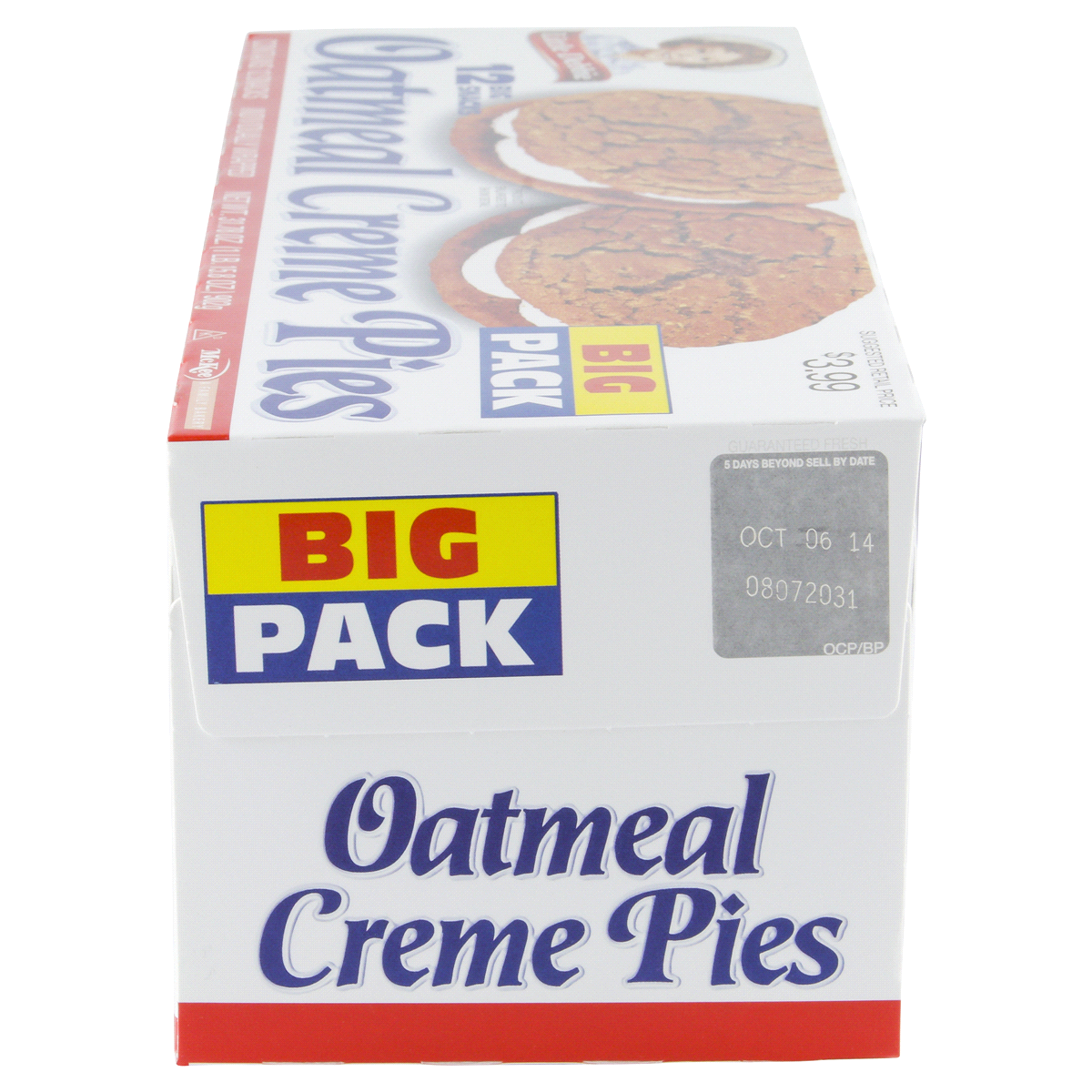 slide 4 of 5, Little Debbie Oatmeal Creme Pies Big Pack, 12 ct