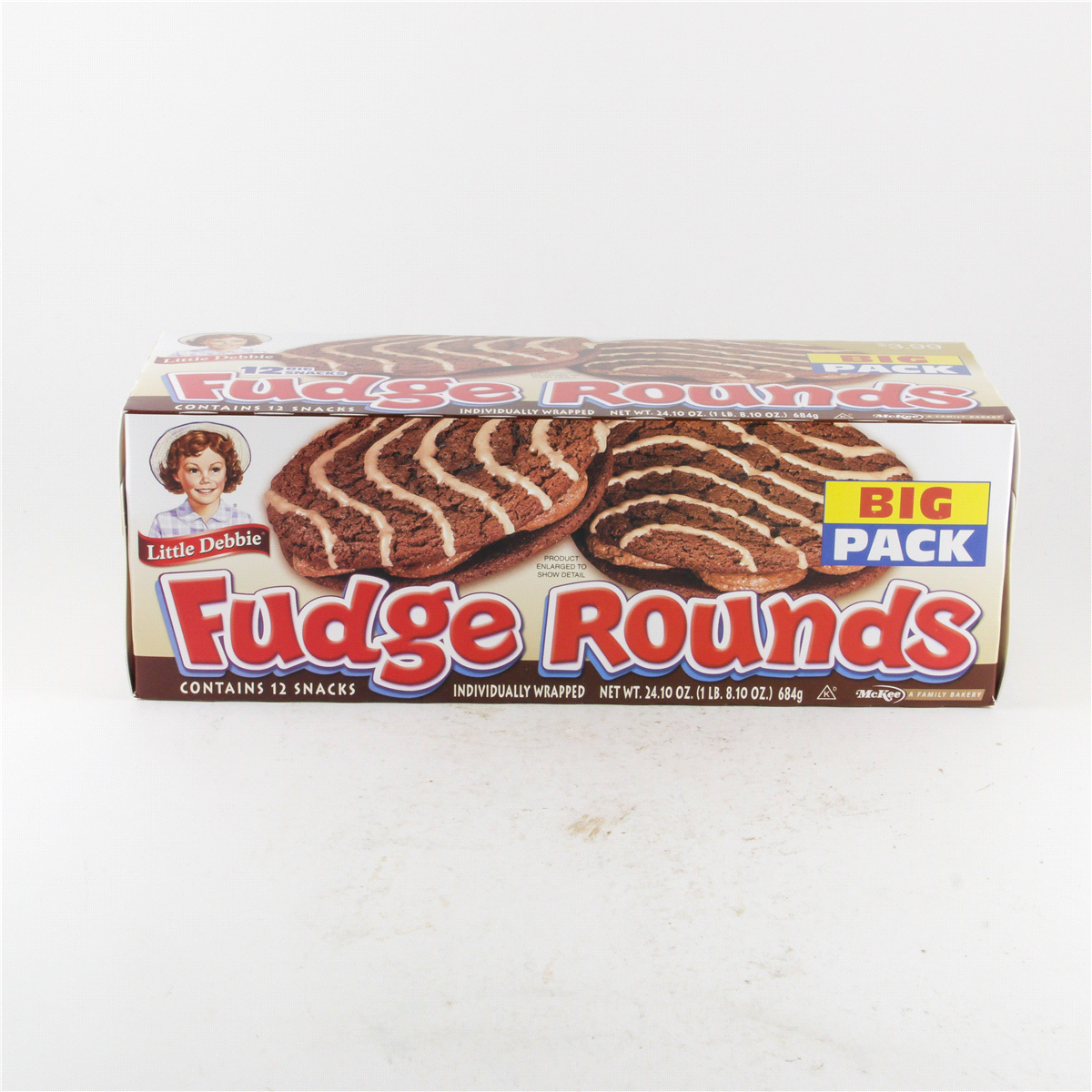 slide 2 of 6, Little Debbie's Fudge Rounds Big Pack, 12 ct