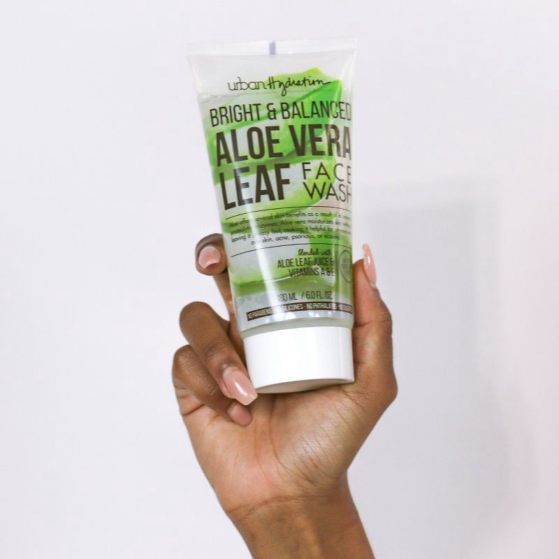 slide 3 of 6, Urban Hydration Bright & Balanced Aloe Vera Leaf Face Wash - 6 fl oz, 6 fl oz