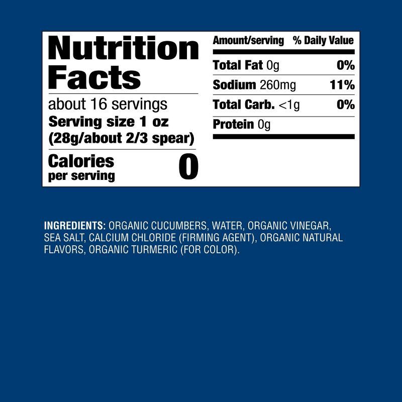 slide 4 of 4, Organic Kosher Dill Pickle Spears - 24 fl oz - Good & Gather™, 24 fl oz