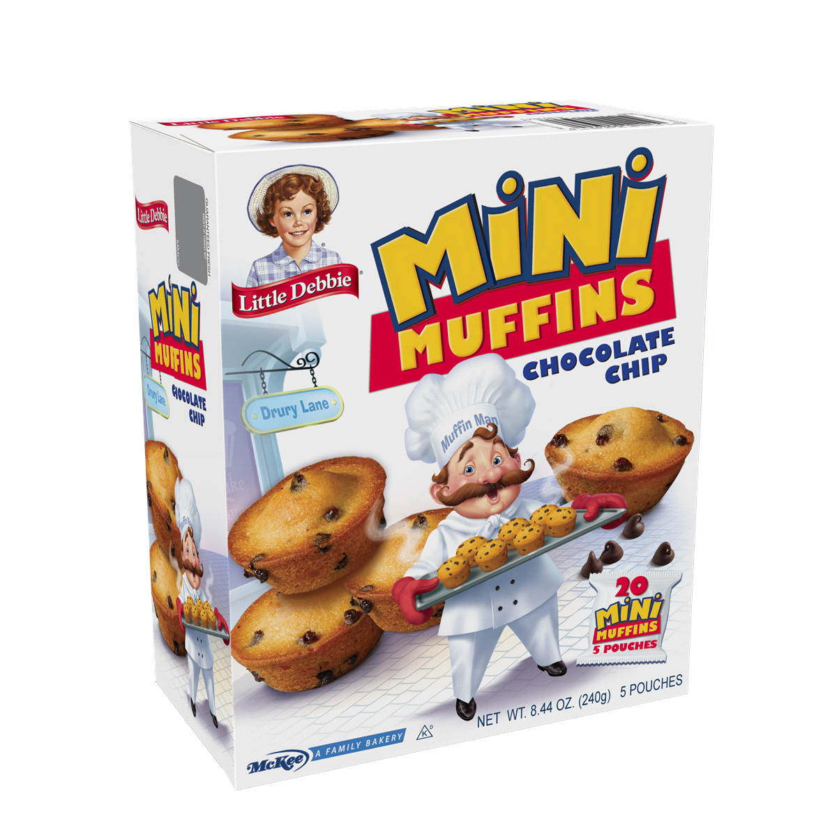 Little Debbie Snack Cakes, Little Debbie Family Pack Mini Muffins (chocolate chip) 5 ct Shipt