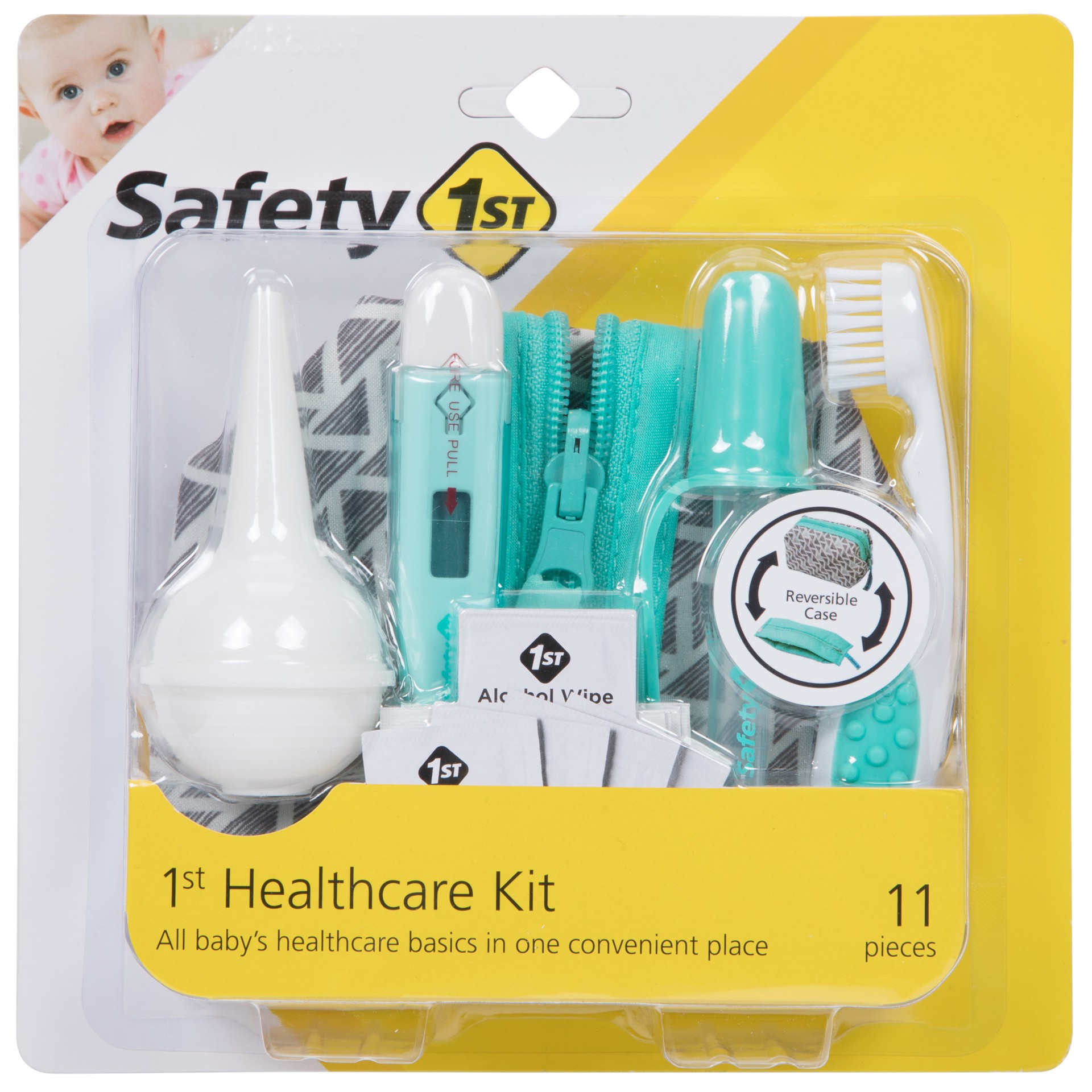 slide 1 of 10, Safety 1ˢᵗ 1st Healthcare Kit, Sea Stone Aqua, 1 ct