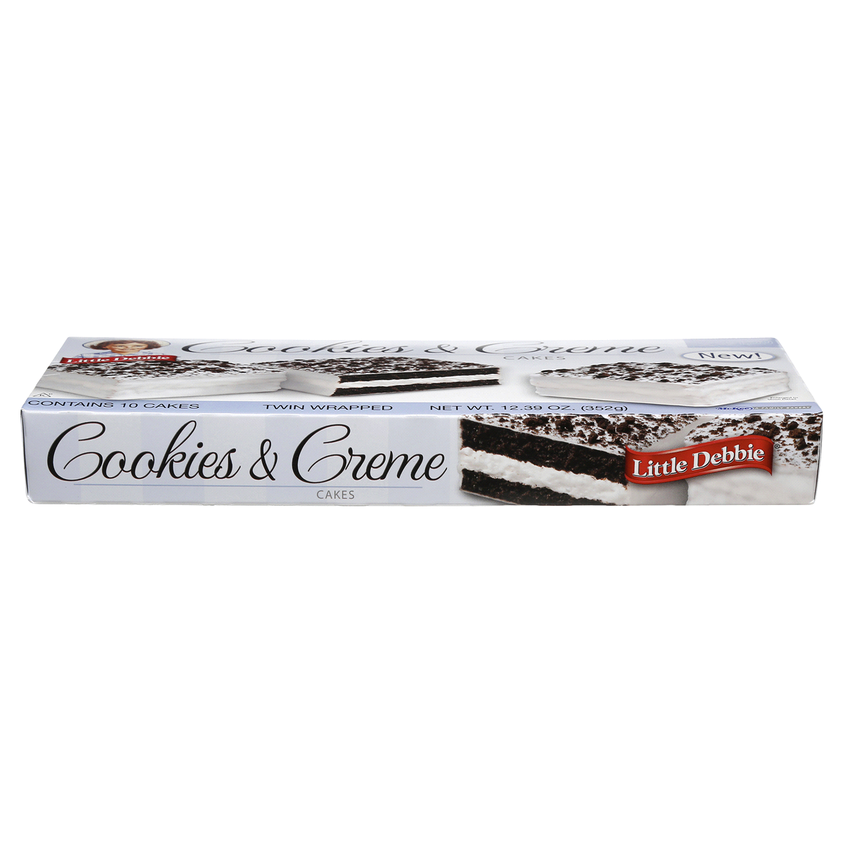 slide 6 of 6, Little Debbie Cookies & Creme, 10 ct; 12.39 oz