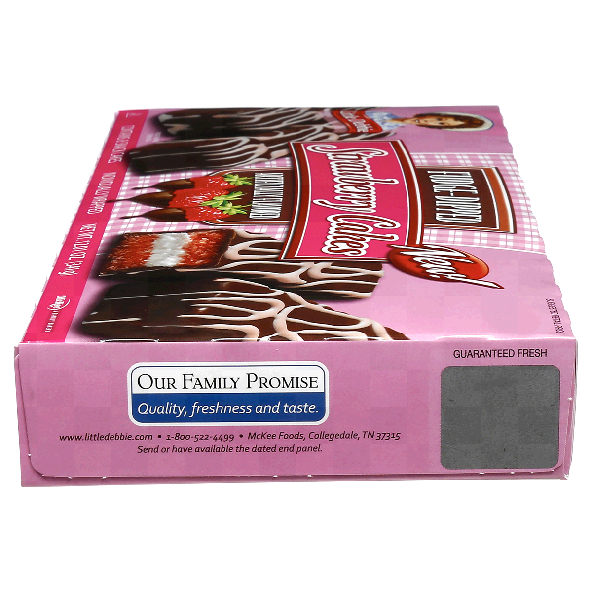 slide 5 of 7, Little Debbie Fudge Dipped Strawberry Cakes, 8 ct; 12.01 oz