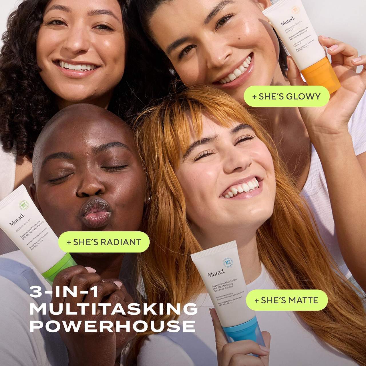 slide 7 of 8, Murad Superactive Mattifying Oil + Pore Control Moisturizer SPF 50 with Salicylic Acid 1.7 oz / 50 mL,