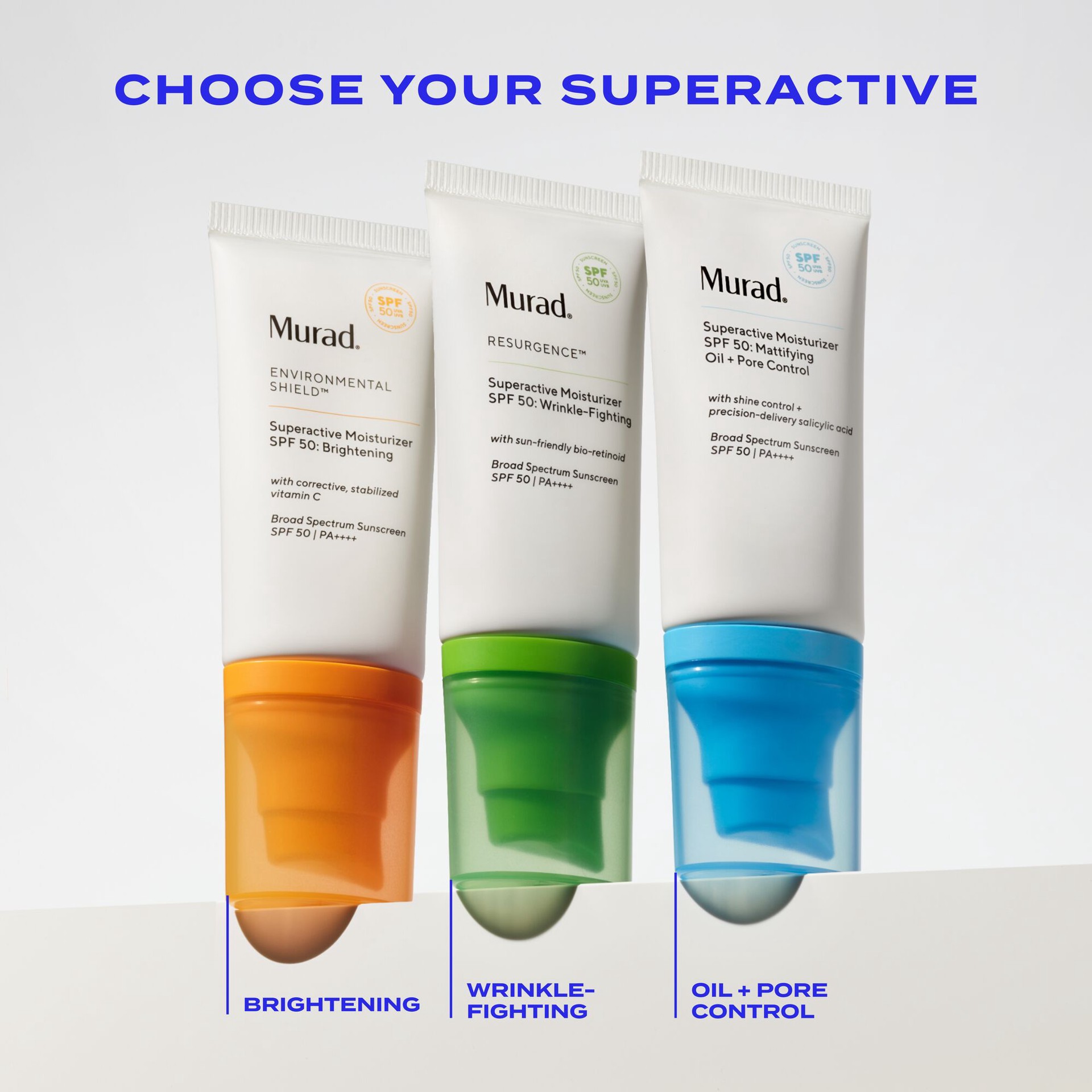 slide 6 of 8, Murad Superactive Mattifying Oil + Pore Control Moisturizer SPF 50 with Salicylic Acid 1.7 oz / 50 mL,