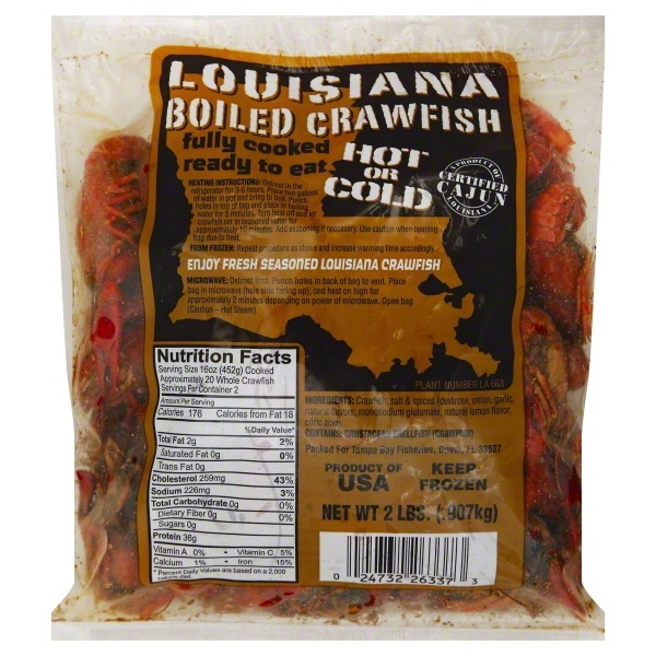 slide 1 of 1, Whole Boiled Crawfish, 32 oz