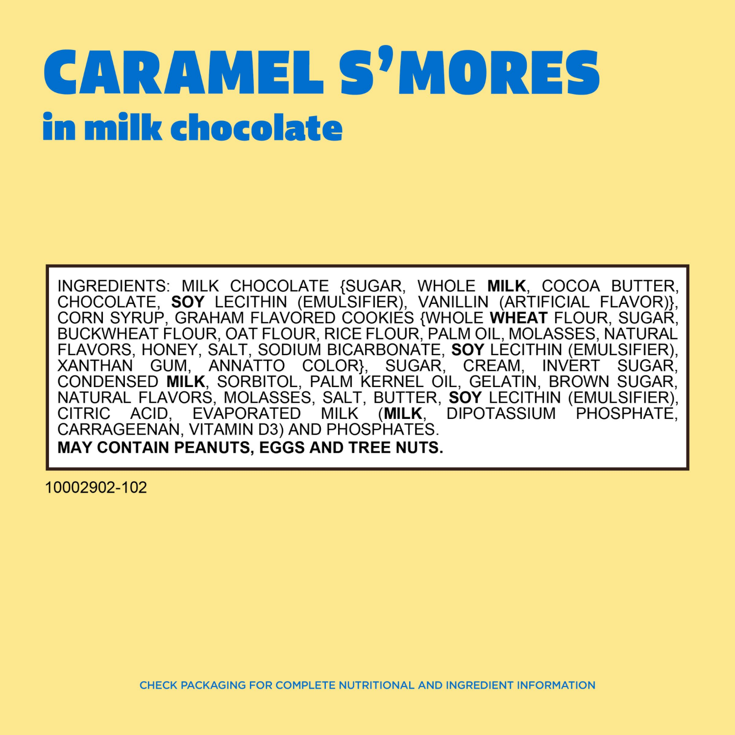 slide 8 of 8, WHITMAN'S S'Mores Caramel Milk Chocolate Candy Bag, 7.3 oz