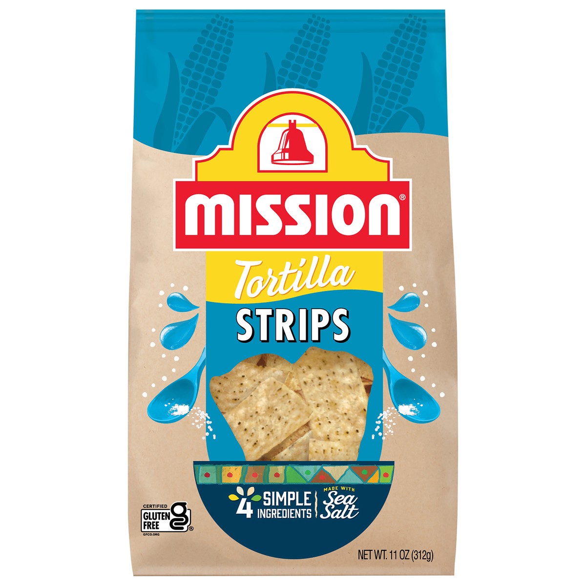 slide 1 of 5, Mission Strips Tortilla Chips, 11 oz, 11 oz