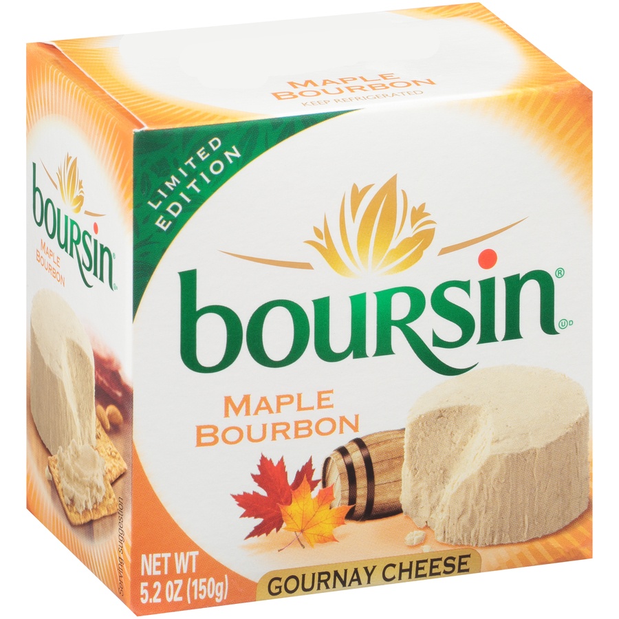 slide 2 of 8, Boursin Maple Bourbon Gournay Cheese, 5.2 oz