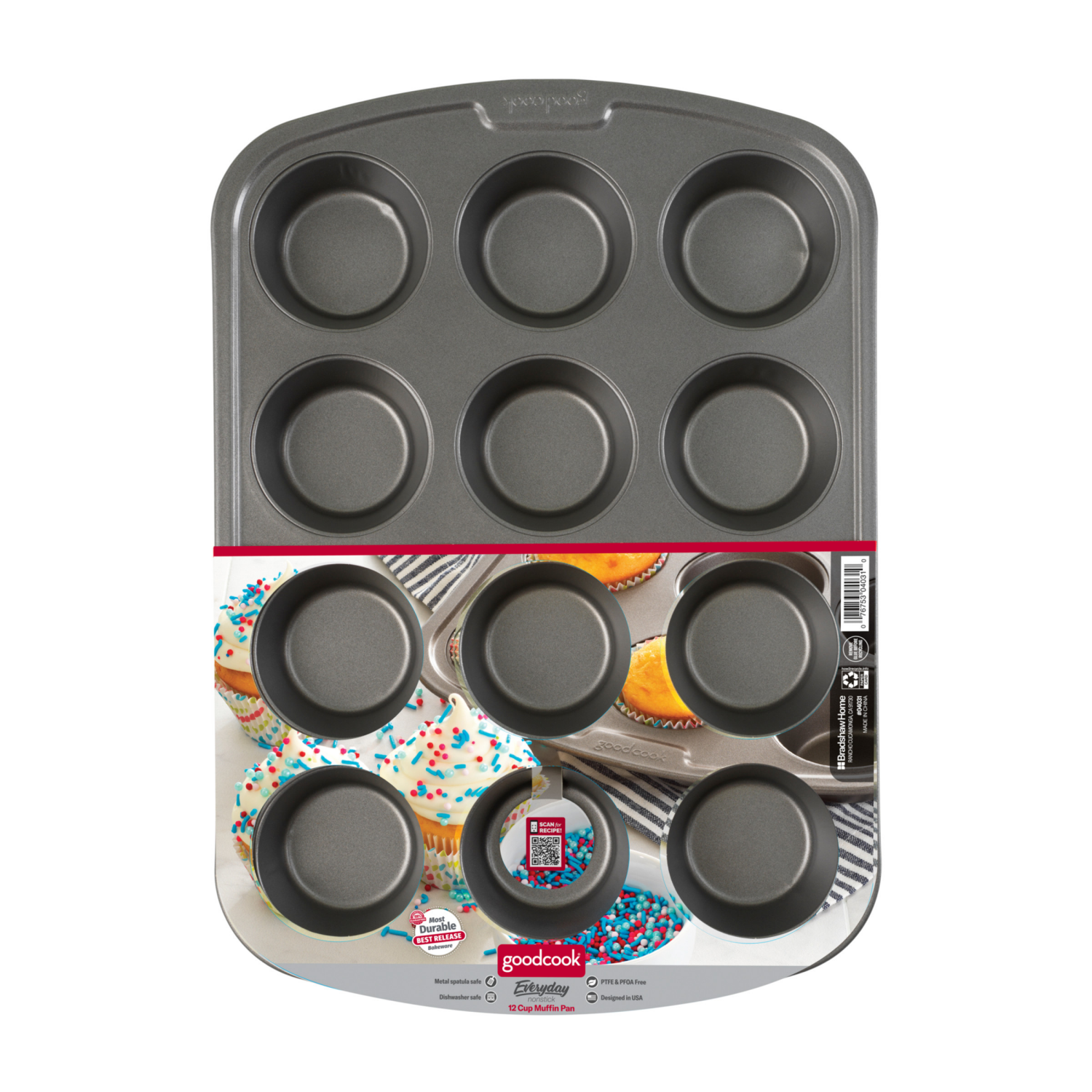 slide 1 of 5, Good Cook Cupcake/Muffin Pan 1 ea, 1 ct