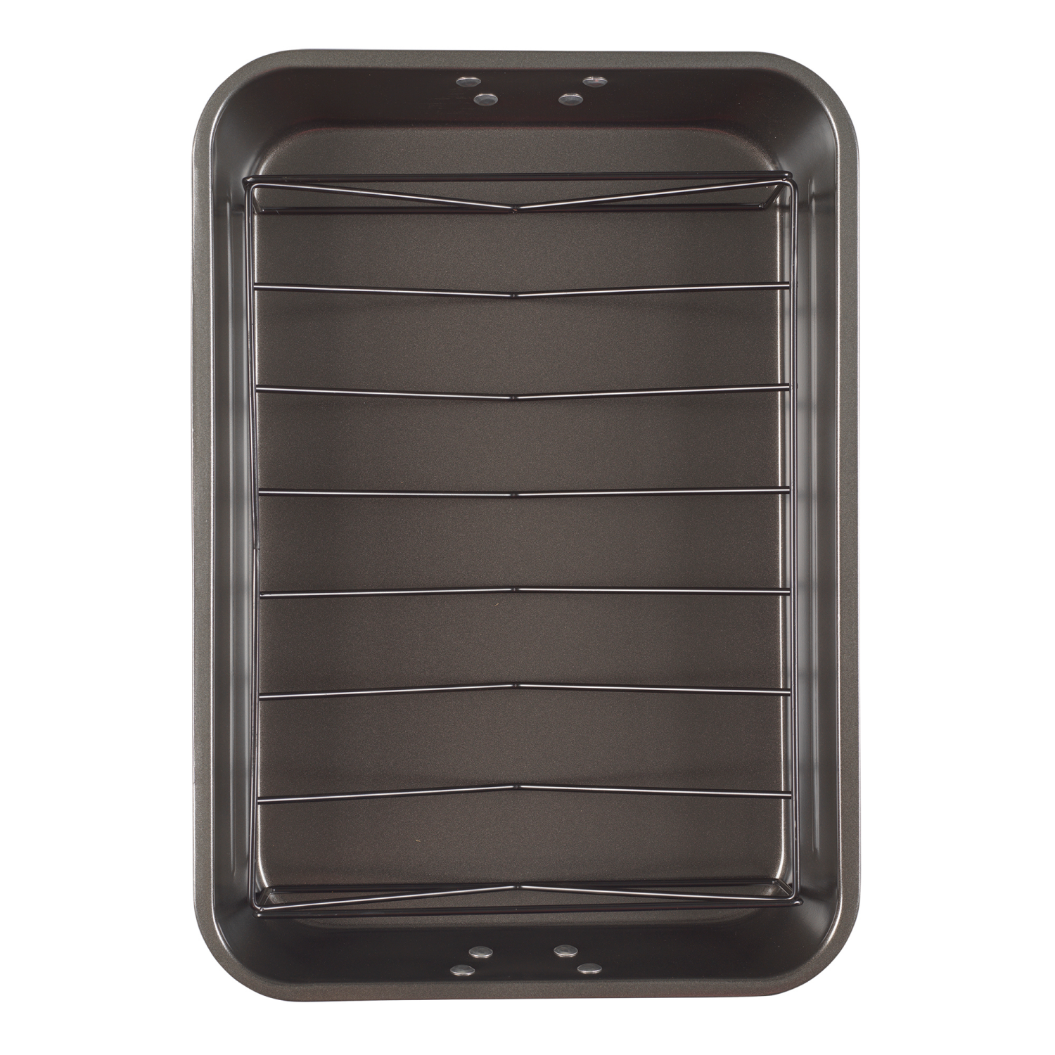 slide 4 of 4, Good Cook Goodcook Roaster With Rack, 18 in