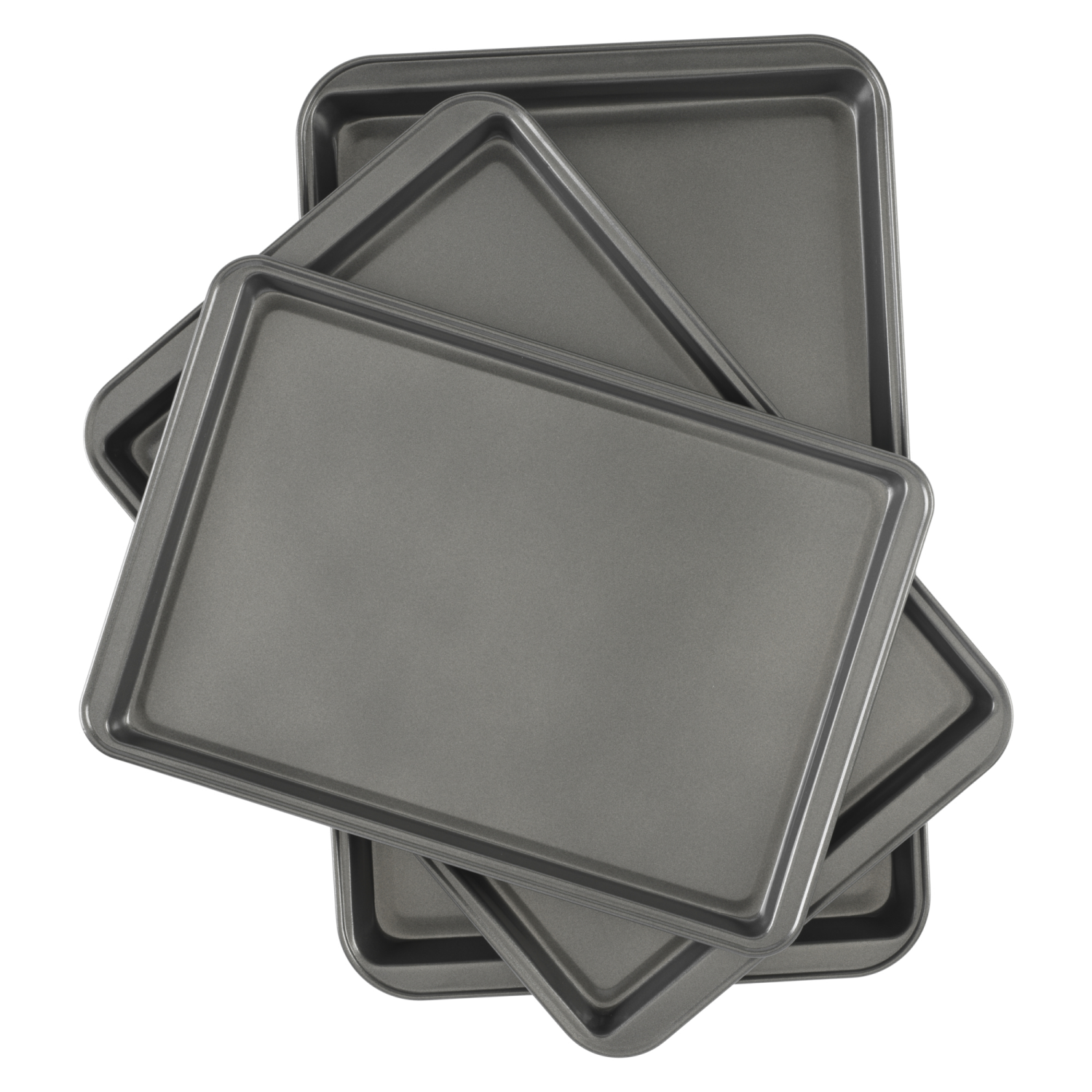 slide 2 of 4, Good Cook Non-Stick Cookie Sheet Set, 3 ct