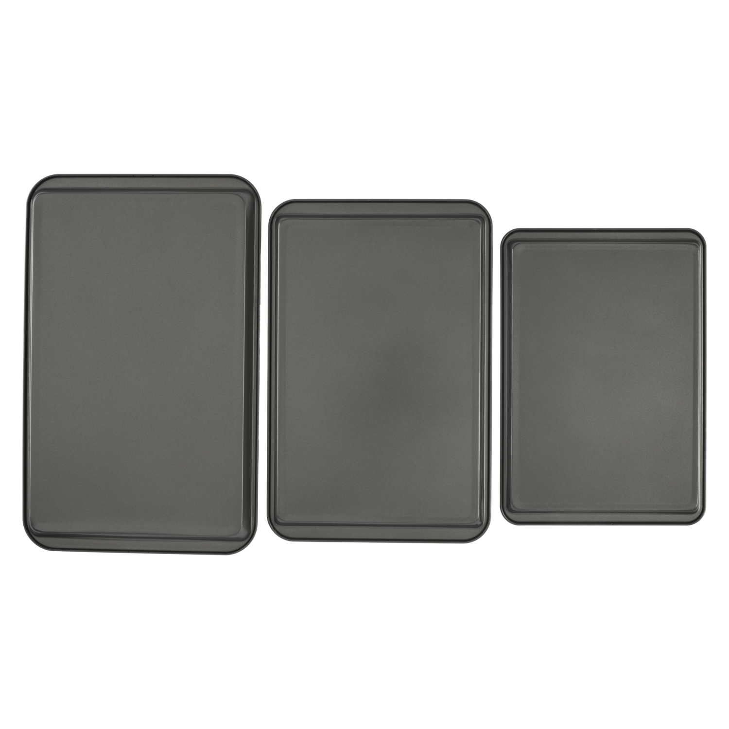 slide 3 of 4, Good Cook Non-Stick Cookie Sheet Set, 3 ct