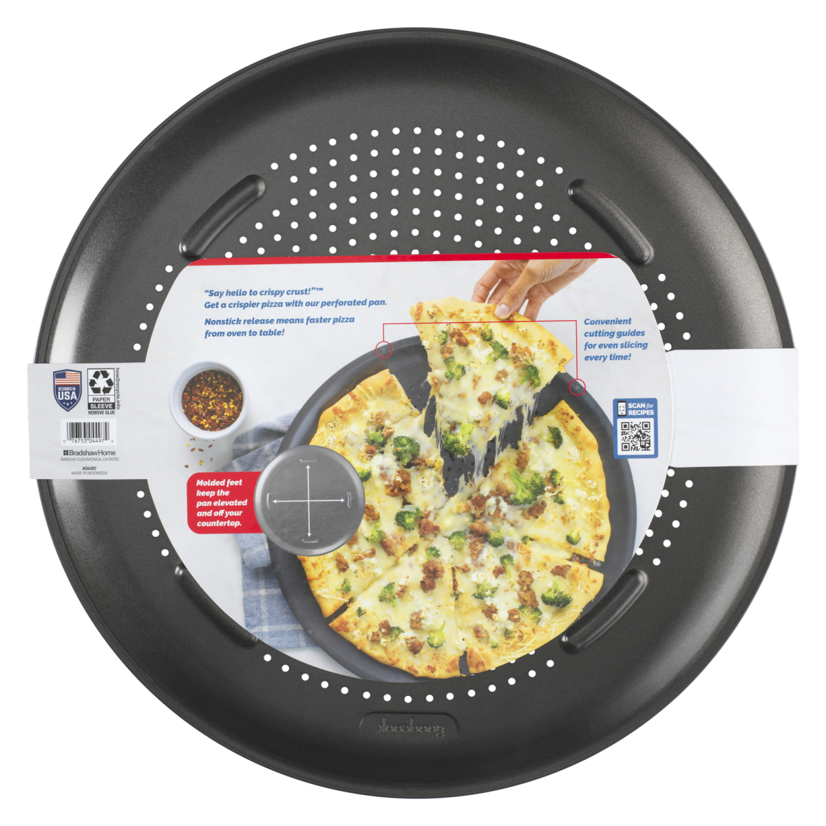 slide 3 of 25, Good Cook AirPerfect Nonstick Pizza Pan Large 1 ea, 1 ct