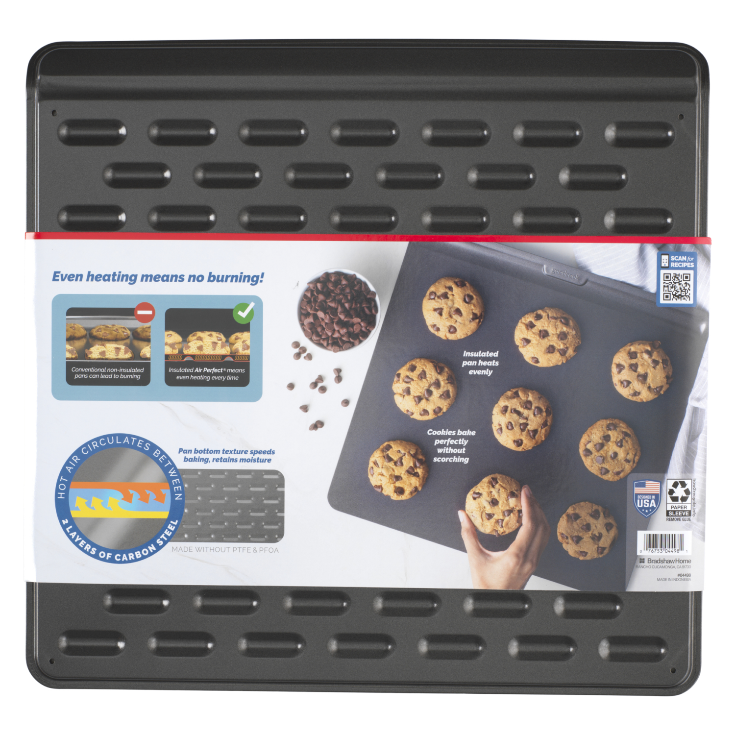 slide 2 of 7, Good Cook Goodcook Airperfect Nonstick Cookie Sheet Md/Lg, 2 ct