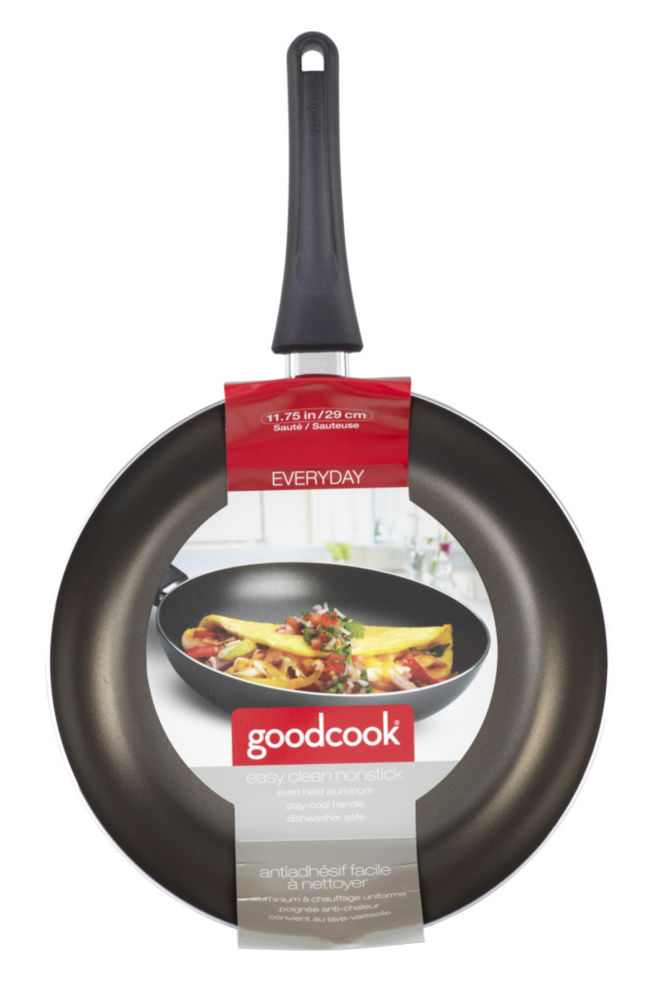 slide 2 of 2, GOOD COOK GoodCook Nonstick 11.75" Fry Pan, 11.75 in