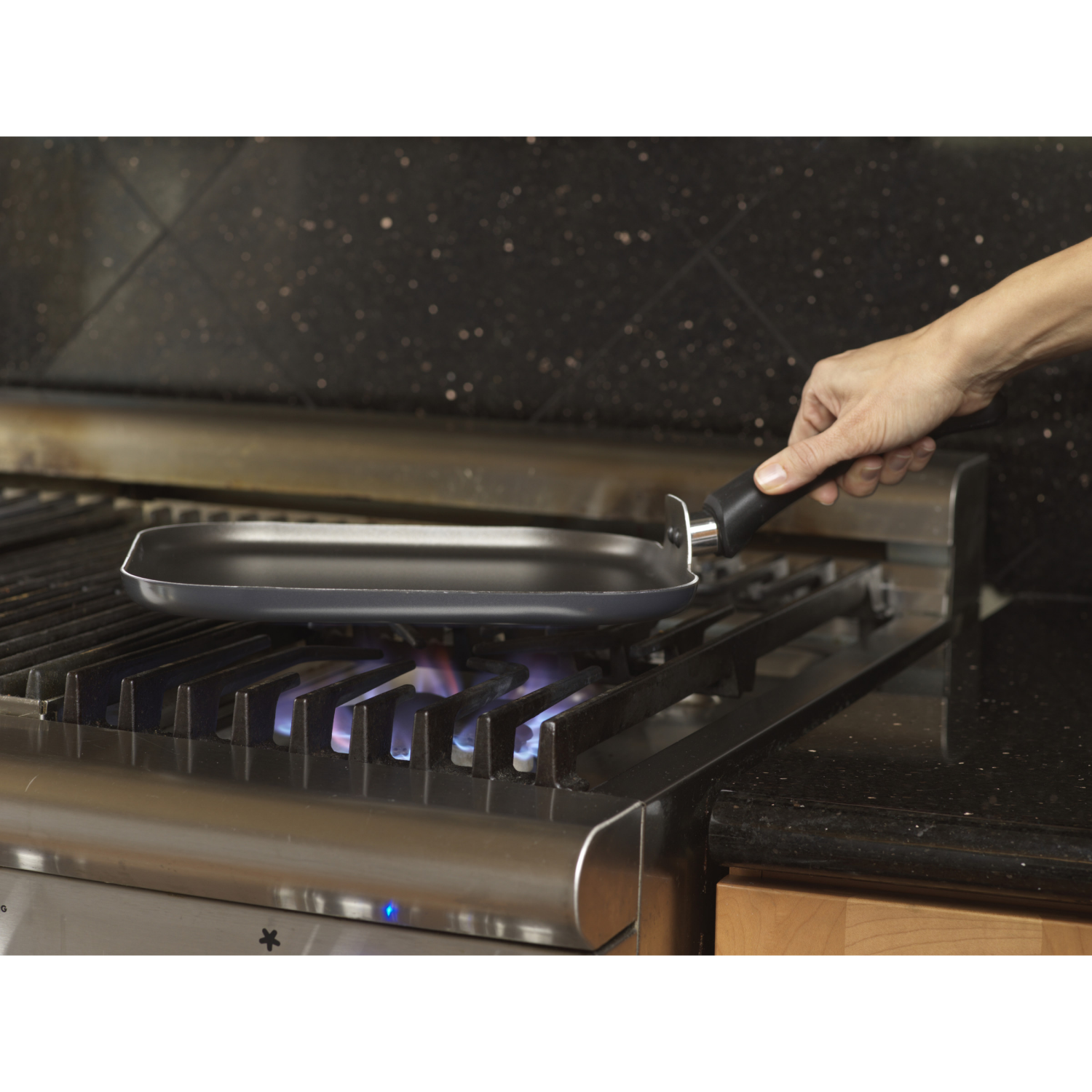 slide 4 of 5, Good Cook Griddle, Nonstick, 11 Inch, 1 ct