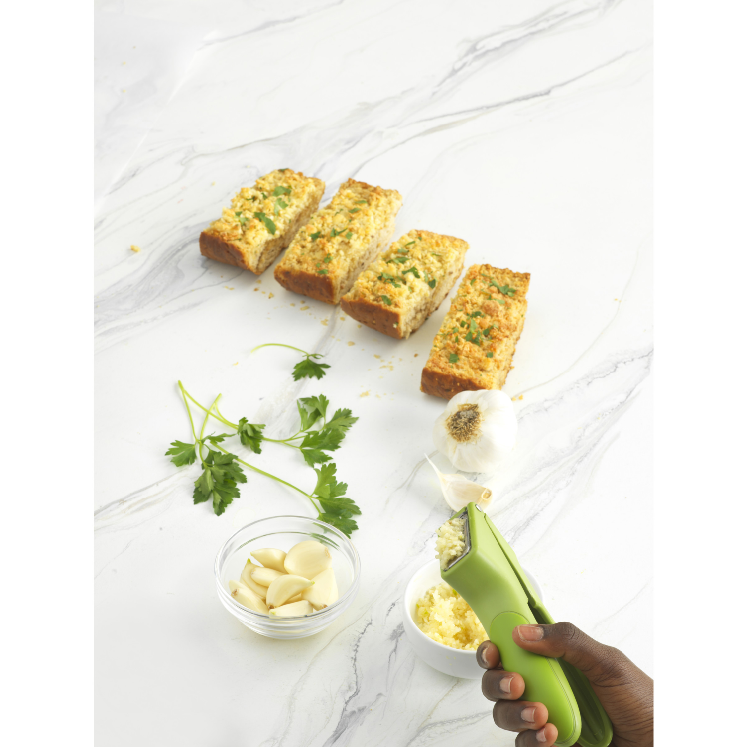 slide 4 of 5, Good Cook Garlic Press 1 Each, 1 ct