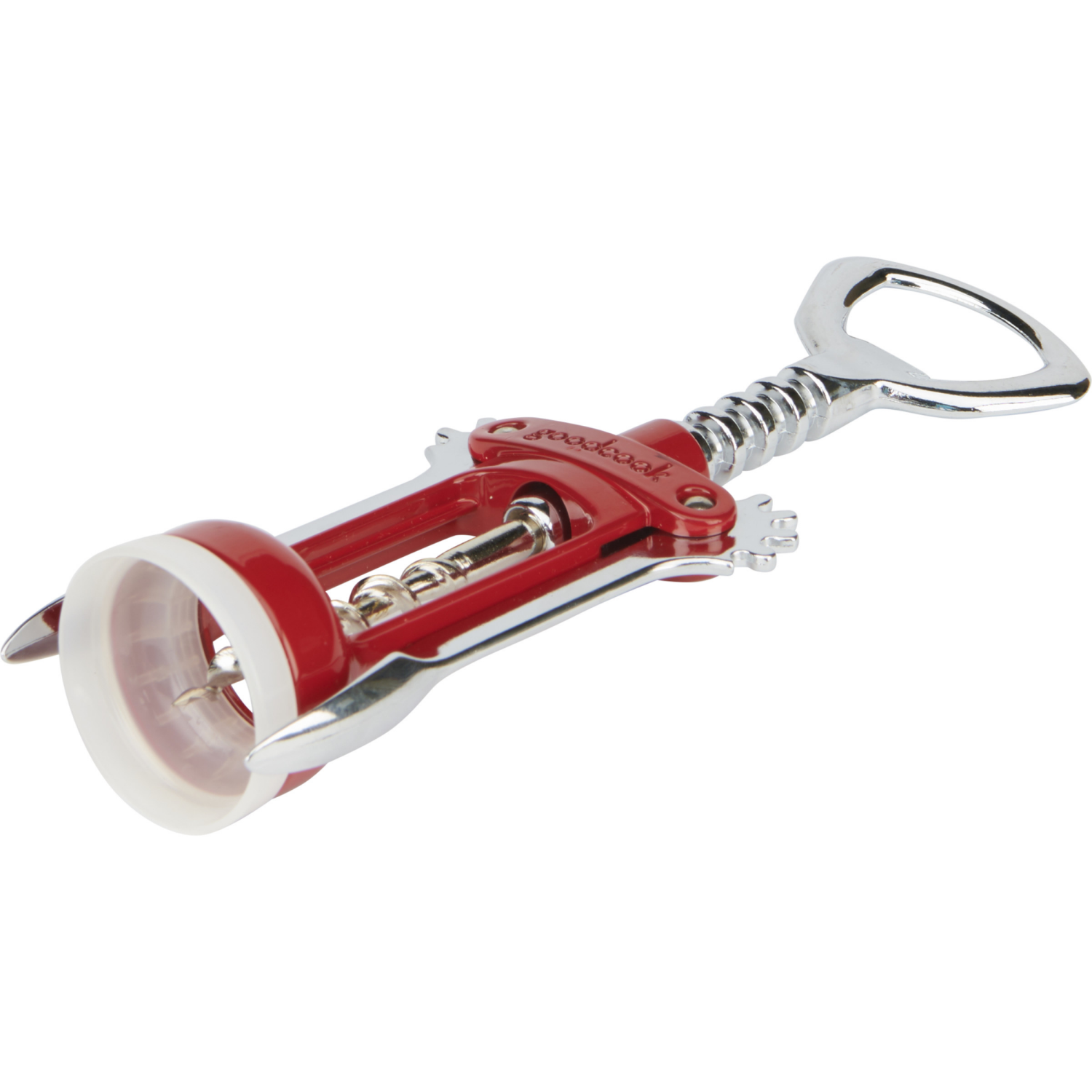 slide 2 of 4, Good Cook Winged Corkscrew, Red, 1 ct