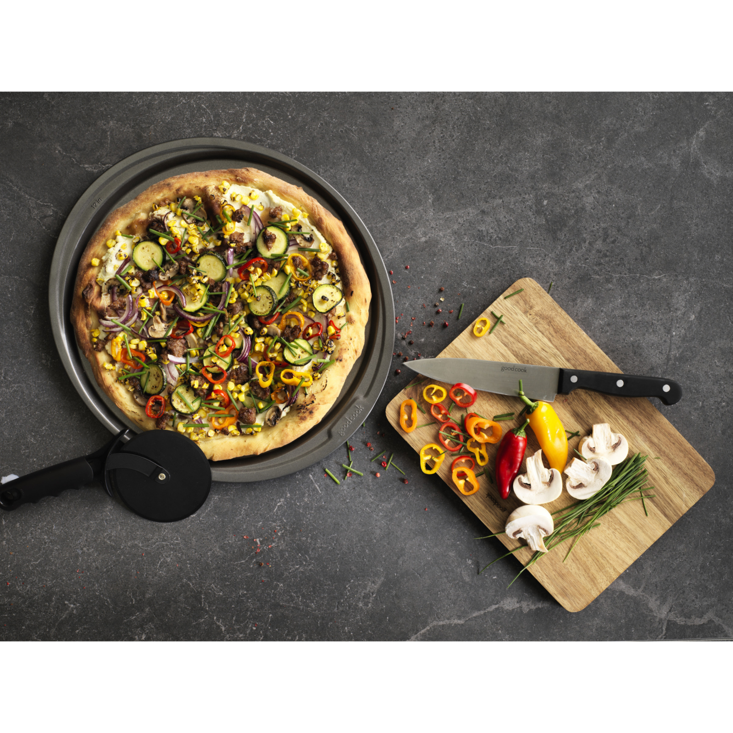 slide 5 of 5, Good Cook Fine Chef Knife, 6 in